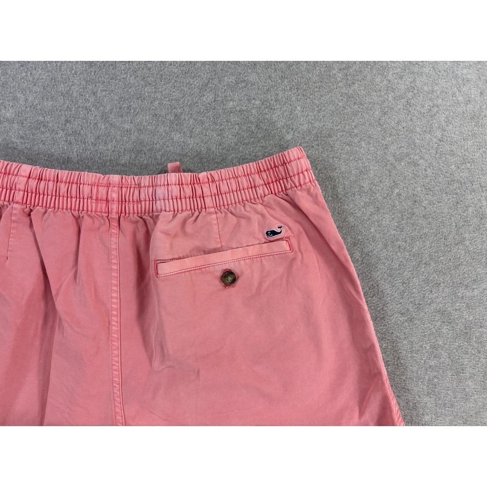 Vineyard Vines Vintage Casual Beach Townie Shorts (Men's Medium) Pink - 7" - Picture 10 of 11
